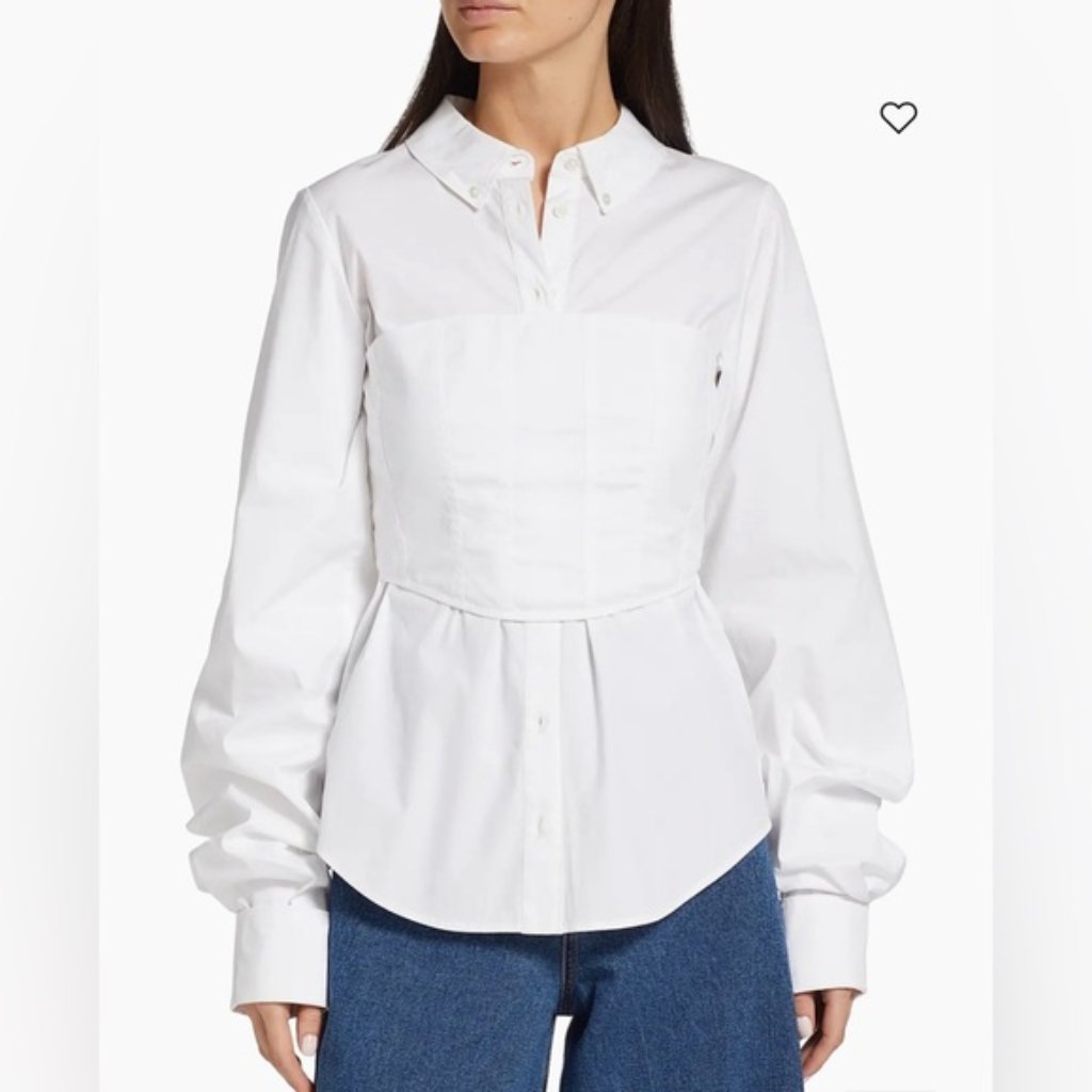 Veronica Beard Keora Corset Shirt